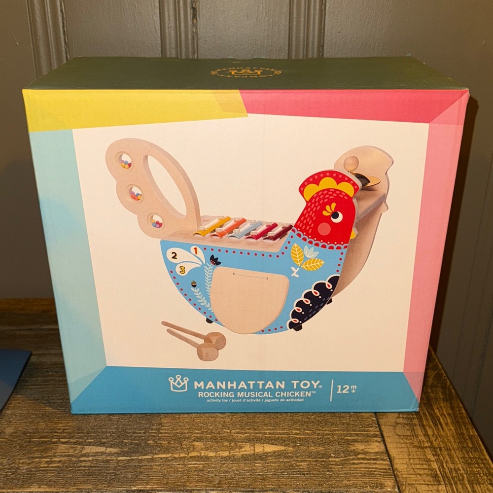 NIB Manhattan Toy Company Rocking Musical Chicken - Picture 2 of 6